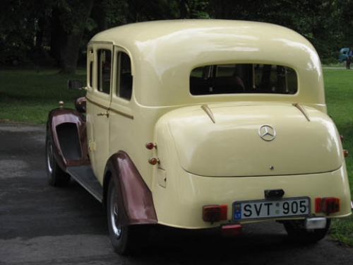 Automobilių nuoma Nuoma MERCEDES-BENZ 1936m.