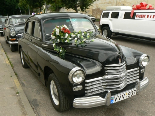 Automobilių nuoma Privatus 1952m. senovinis automobilis jūsų šventei