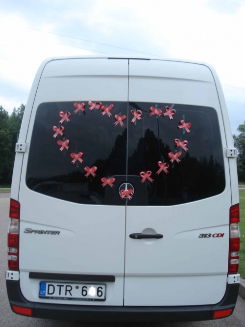 Mikroautobusų, autobusų nuoma ★ Naujų modelių MERCEDES BENZ SPRINTER nuoma Jūsų vestuvėms vestu