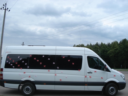 ★ Naujų modelių MERCEDES BENZ SPRINTER nuoma Jūsų vestuvėms vestu