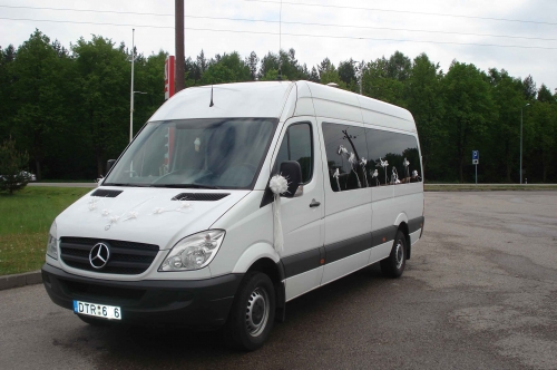 ★ Naujų modelių MERCEDES BENZ SPRINTER nuoma Jūsų vestuvėms vestu