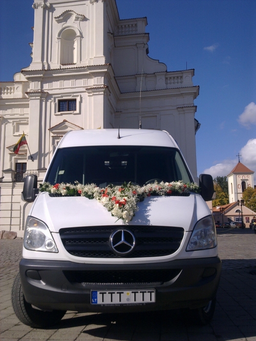 ★ Naujų modelių MERCEDES BENZ SPRINTER nuoma Jūsų vestuvėms vestu