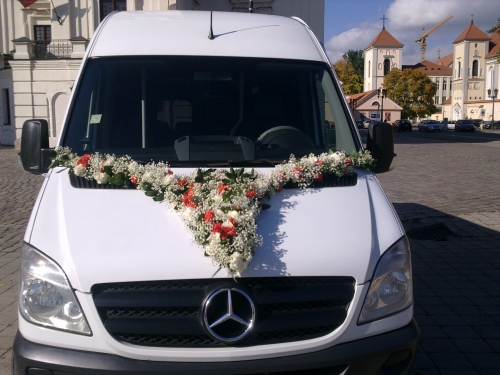 Mikroautobusų, autobusų nuoma ★ Naujų modelių MERCEDES BENZ SPRINTER nuoma Jūsų vestuvėms vestu