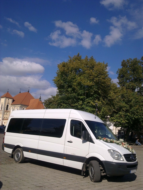 Mikroautobusų, autobusų nuoma ★ Naujų modelių MERCEDES BENZ SPRINTER nuoma Jūsų vestuvėms vestu