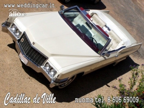 Automobilių nuoma Cadillac de Ville 1970 Cabrio