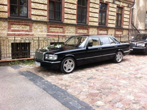 Automobilių nuoma Volga 21 (yra Baltos ir Juodos) ir MERCEDES S-126,221,222