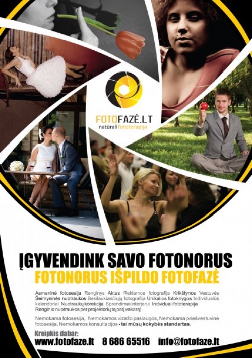 Fotostudija Fotostudija FOTOFAZĖ: Tiesiog norite savo gražių nuotraukų?