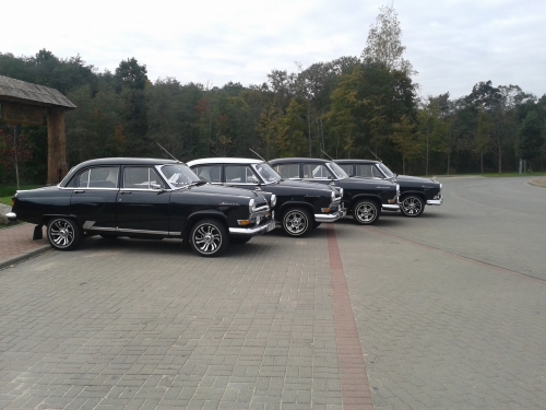 Automobilių nuoma Volga GAZ 21 ir Mercedes Benz S kl.W221 nuoma