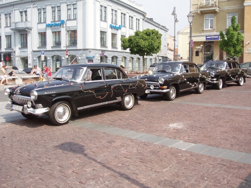 Volga GAZ 21 ir Mercedes Benz S kl.W221 nuoma