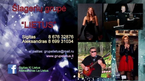 Vestuvių muzikantai Grupė " LIETUS " - geros muzikos ir nuotaikos garantas.