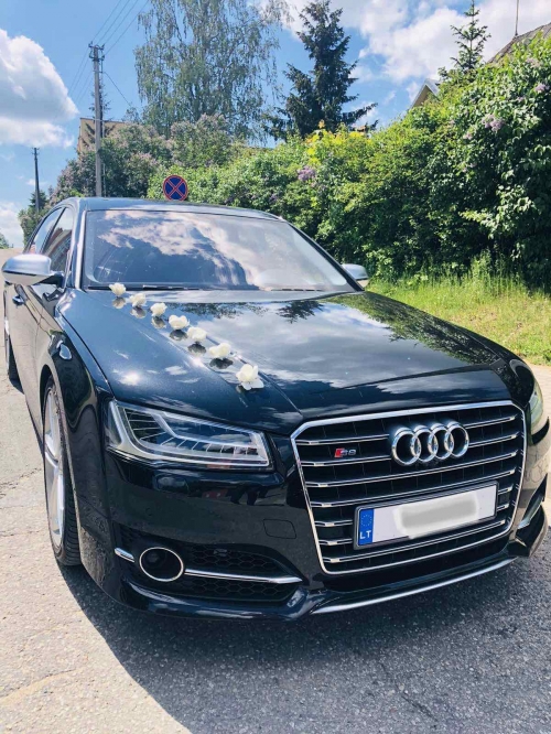 Automobilių nuoma Audi a8 nuoma jusu vestuvems