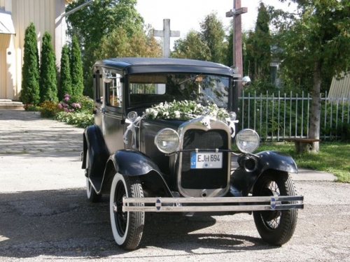 Automobilių nuoma Retro , "FORD MODEL A" 1930 m. automobilio nuoma