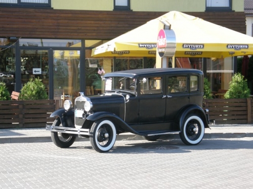 Automobilių nuoma Retro , "FORD MODEL A" 1930 m. automobilio nuoma