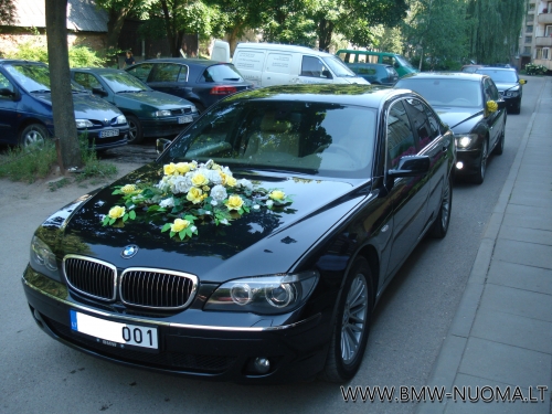 Automobilių nuoma Prabangių BMW markės automobilių nuoma (Vestuvems ir kt.) 