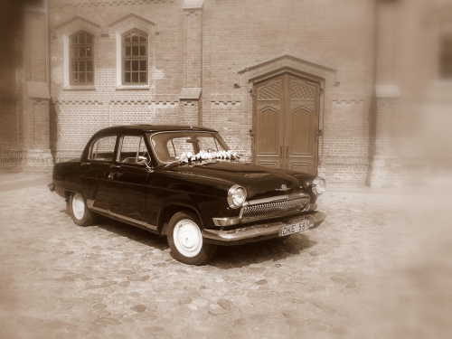 Automobilių nuoma Nuomojame 1961- ųjų Volgą GAZ 21.