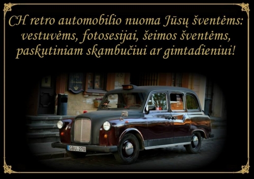 Automobilių nuoma CH retro automobilio nuoma