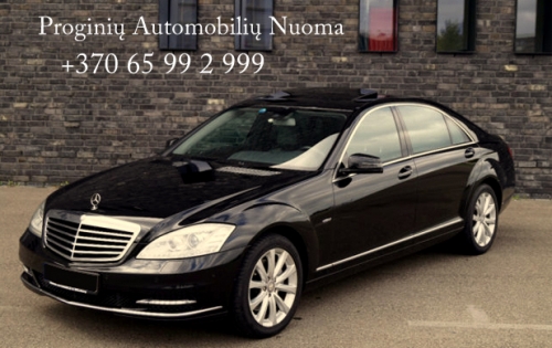 Automobilių nuoma Mercedes-Benz S klase automobiliu nuoma