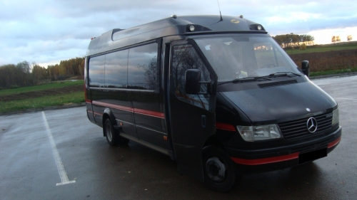 Mikroautobusų, autobusų nuoma Mercedes- Benz sprinter Maxsi su didele bagažine nuoma