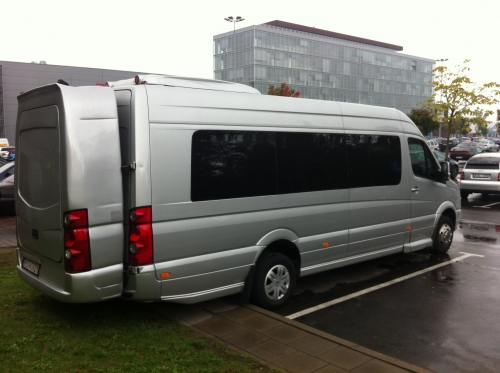 Mikroautobusų, autobusų nuoma UAB ,,AUTOBAS" Mersedes Benz 516 XXXL Sprinter.