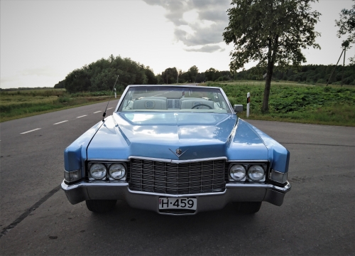 Automobilių nuoma Kabrioletas Cadillac DeVille, 1969 m.