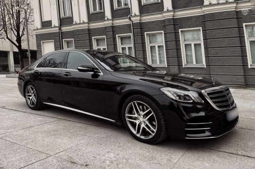 Automobilių nuoma Vip Mersedes Benz S350 Amg Long nuoma Jūsų šventei