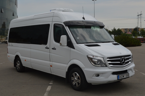 Mikroautobuso Mercedes Benz Sprinter nuoma su vairuotoju.
18+1