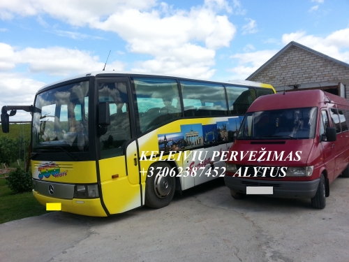 Mikroautobusų, autobusų nuoma Keleivių Pervežimas +37062387452