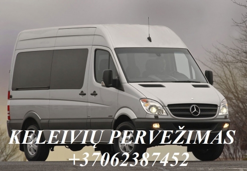 Mikroautobusų, autobusų nuoma Keleivių Pervežimas +37062387452