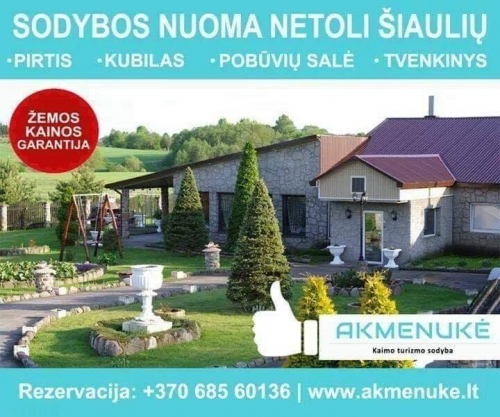 Sodybos, dvarai, vilos Kaimo turizmo sodyba "Akmenukė"