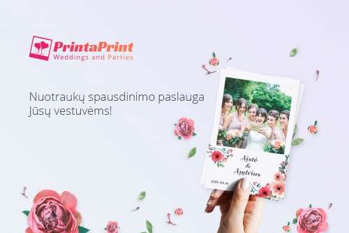 Nuotraukų gamyba PrintaPrint Vestuvės - momentinių nuotraukų spausdinimas šventėse