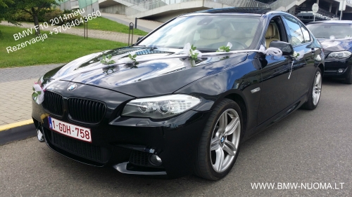 Automobilių nuoma BMW F10 2014metu