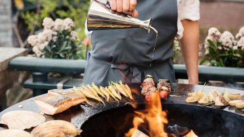 Maistas pobūviams Grill šefas, grill paslaugos Jūsų šventei